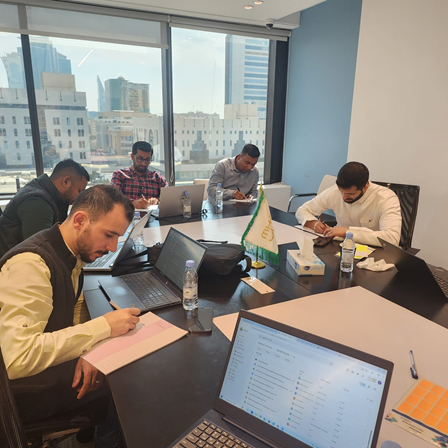 Nawat Al Jawdah Training with Client-2
